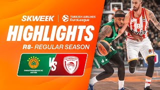 UN DERBY GREC DE FOLIE  🤯🥵 Panathinaïkos vs Olympiacos  Résumé EuroLeague J8 [upl. by Jueta]