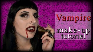 Halloween Vampire makeup tutorial 2018 Notoriously Morbid [upl. by Trever]