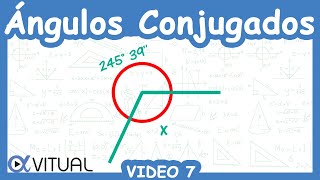 ⭐ Determinar el Ángulo Conjugado del Ángulo 245° 39  Video 7 [upl. by Noryv829]