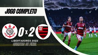 Corinthians x Flamengo  Libertadores 2022  Quartas De Final IDA  Jogo Completo  SBT [upl. by Araeit]