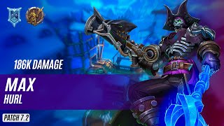 186K DAMAGE max DREDGE PALADINS COMPETITIVE DIAMOND HURL [upl. by Launam]