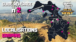 GTA 5 CAYO PERICO  EMPLACEMENTS DES GRAPINS Guidetuto complet [upl. by Tuinenga]