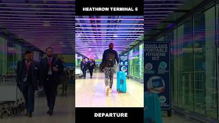 London Heathrow Terminal 5 Departures airport britishairways londonairport shortwalk [upl. by Dreyer365]