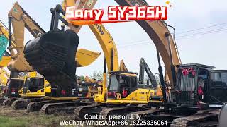 Used Sany SY365H for sale in China 36 tons Good condition Contact Lily for more details [upl. by Hardan161]