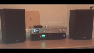 CDPlayer TechniSat DIGITRADIO 143 CD  Sunbuck AV628BT Amplifier Sound test [upl. by Azeret]