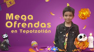 Mega OFRENDAS en TEPOTZOTLÁN [upl. by Bonacci677]