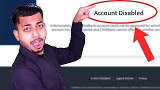 ClickBank Account Disabled 2020  Problem Solved In Hindi [upl. by Zoubek]