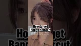 Easy bangs hair cut at home 😱😍skincare foryou shorts viralshorts faceglow beautysecrets [upl. by Clywd]