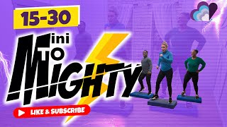 15 of 30 Mini to Mighty 30 Day STEP Program wJenny Ford  Beginner Step Aerobic Workout [upl. by Akciret676]