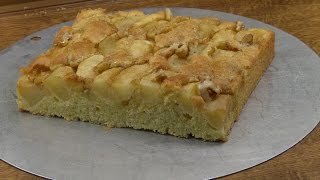 Honig Butter Apfelkuchen englRECIPE INSTRUCTION [upl. by Medeah]