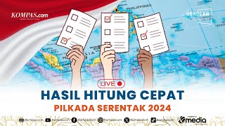 LIVE  Hasil Hitung Cepat Quick Count Pilkada Serentak 2024 [upl. by Zingale]