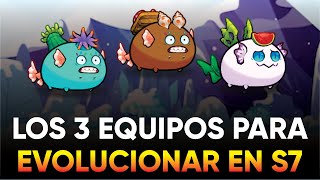 LAS 3 MEJORES COMPOS PARA EVOLUCIONAR EN ORIGINS  Axie Infinity [upl. by Snebur755]