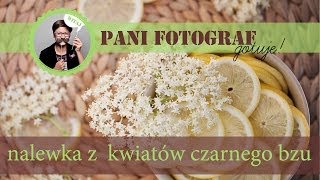 nalewka z kwiatów czarnego bzu  przepis [upl. by Nylad]