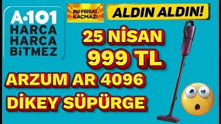 ARZUM AR4096 DİKEY ELEKTRİKLİ SÜPÜRGE 25 NİSAN ALDIN ALDIN KAMPANYASIYLA 999 TL A101 SATIŞTA [upl. by Hartwell]