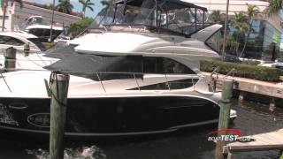 Meridian Yachts 341 Sedan Bridge 2011 Yacht FeaturesLayout Review  By BoatTestcom [upl. by Grimbald]