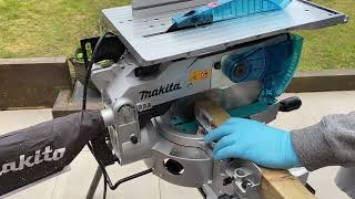 Makita LH1201FL Table Top Mitre Saw [upl. by Ivens]