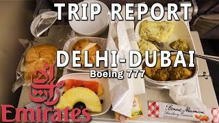 Trip Report  Emirates  Delhi to Dubai  Boeing 777  DELDXB  EK0513 [upl. by Elletse]