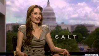 ANGELINA JOLIE  SALT  INTERVIEW [upl. by Evette]