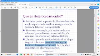 20 Econometría2020 Cap7 parte1 [upl. by Ilellan]