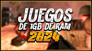 🚀 Top 7 super JUEGASOS para PC de BAJOS RECURSOS 1GB de RAM 🚀  2024 [upl. by Eynaffit]