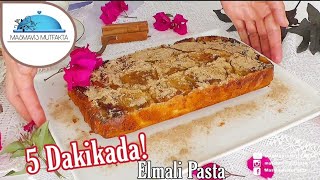 5 DAKİKADA‼️DÜNYANIN EN KOLAY NEFİS ELMALI PASTASINI 🔝MİKSER YOK🔝SCHNELLER APFELKUCHEN [upl. by Glaudia]