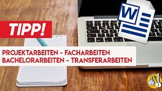 Wichtige Tipps Facharbeit amp Bachelorarbeit schreiben [upl. by Aicelef67]