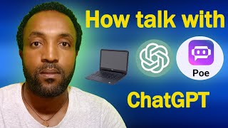 How to talk with poe  ChatGPT  get fast and precise response for your questions poe chatGPT AI [upl. by Akoek]