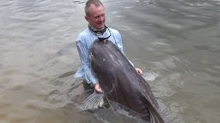 MAN BATTLES Giant Amazon RIVER MONSTER [upl. by Leilamag]