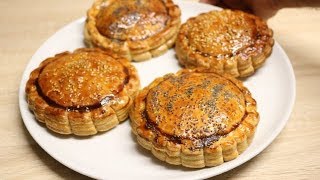 PETITES GALETTES DES ROIS AUX POMMES CONFITE AMANDES FACILE CUISINERAPIDE [upl. by Ardolino574]