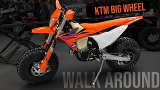 2024 KTM 500 EXCF Big Wheel Bike Walk Around [upl. by Ojeillib]