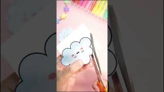 Cut cloud  Perfect cutting cloud  scissors skill  paper cut diy scissors [upl. by Ahsenek589]