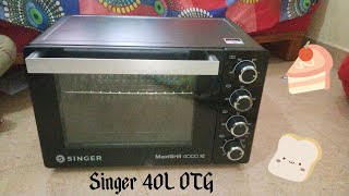 Singer 40L OTG unboxing video  Review sasisatvisvlog [upl. by Chapa]