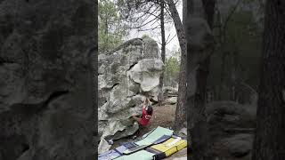 Fontainebleau Bouldering  Sansevaria Fb 7aV6 [upl. by Milly897]