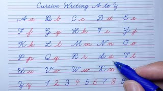 Cursive writing a to z  Cursive letter abcd  Cursive writing abcd  Cursive handwriting practice [upl. by Aztirak178]