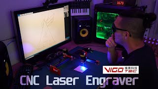 Laser Engraver Vigotec VG L7X UnboxingReviewTest GREEK [upl. by Leksehc]