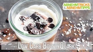 Ultra köstlicher und cremiger Low Carb BountyQuark Rezept  Kochvideo [upl. by Imre]