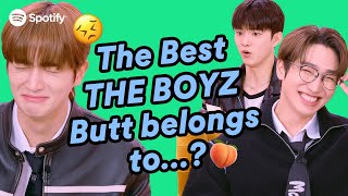 SANGYEON picks the most slappable butt in THE BOYZㅣInner Peace Interview [upl. by Kellene843]