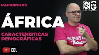 ÁFRICA  Aspectos Demográficos  Geografia  Rapidinhas 080 [upl. by Rodolph]