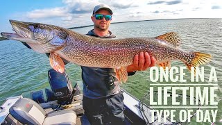 Pike Fishing Lake Superior Once in a lifetime type of day [upl. by Lilly]