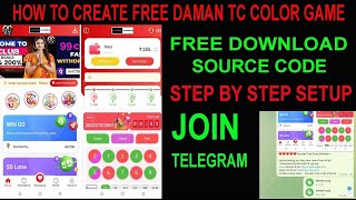 Create Your Own Color Prediction Game Daman Tiranga and TC Game I Start Online Earning [upl. by Aneed563]