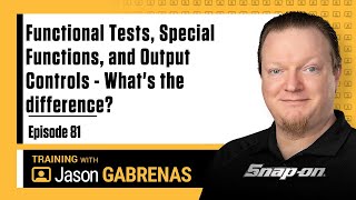 Snapon Live Training Episode 81  Functional Tests Whats the Difference  Snapon  Diagnostics [upl. by Iret772]