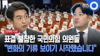 기자의 시선 표결 불참한 국민의힘 의원들 quot변화의 기류 보이기 시작했습니다quot [upl. by Worthy960]