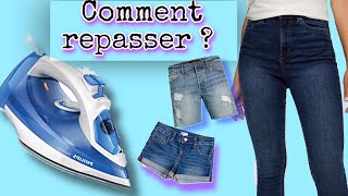 COMMENT REPASSER UN PANTALON  JEANS 👖COMME UN PRO [upl. by Euqinad]