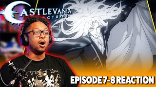 DRACULAS SON Castlevania Episode 7 and 8 REACTION [upl. by Ariamoy]