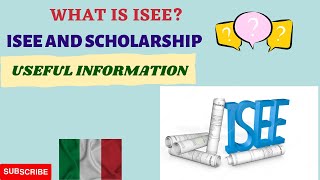 ISEE Document for Scholarship in Italian University Requirements Study in Italy [upl. by Kenton]