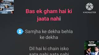 Kabhi Alvida Na Kehna  For Male  Alka Yagnik amp Sonu Nigam  Karaoke With Scrolling Lyrics [upl. by Guillaume]