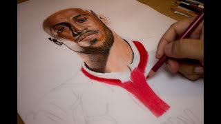 Drawing PierreEmerick Aubameyang [upl. by Broadbent74]