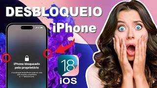 Como DESBLOQUEAR IPHONE com Senha iCloud Apple ID ou Bloqueado Pelo Proprietário iPhone 14 iOS 18 [upl. by Chemar]