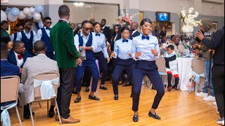 Best Congolese Wedding Entrance Dance  KC [upl. by Lerrad]