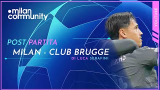 Post partita Milan  Club Brugge [upl. by Regdirb]